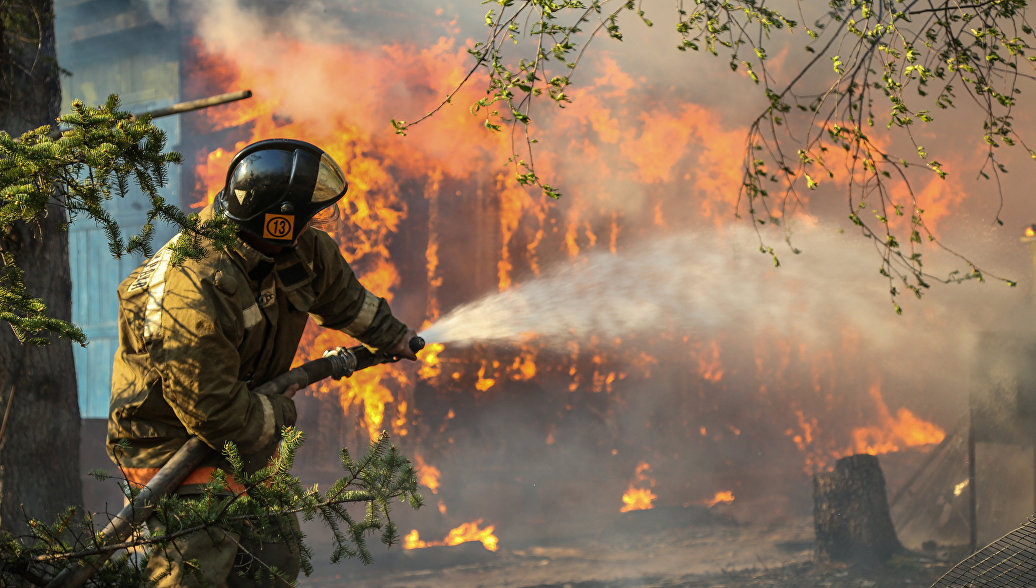В России начались крупные межведомственные учения по тушению лесных пожаров