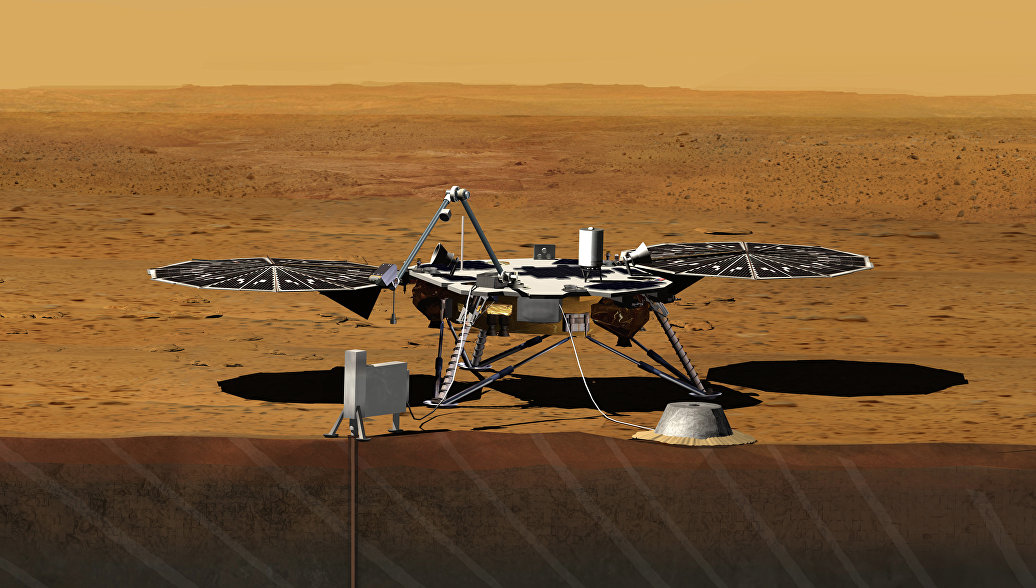Зонд InSight совершил посадку на поверхность Марса