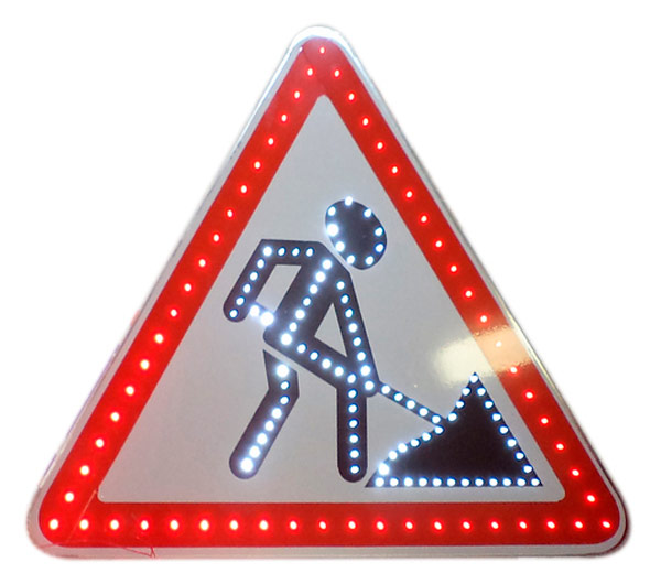 Изготовление любых дорожных знаков со светодиодным покрытием
